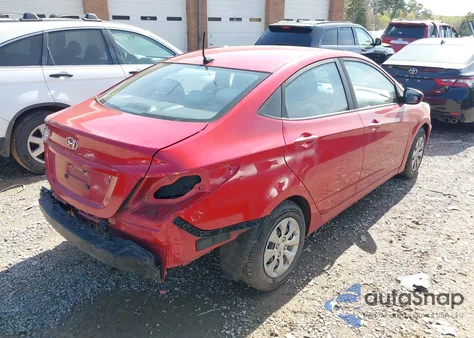 2017 Hyundai Accent Se z USA, uszkodzony, nr VIN KMHCT4AE8HU167910